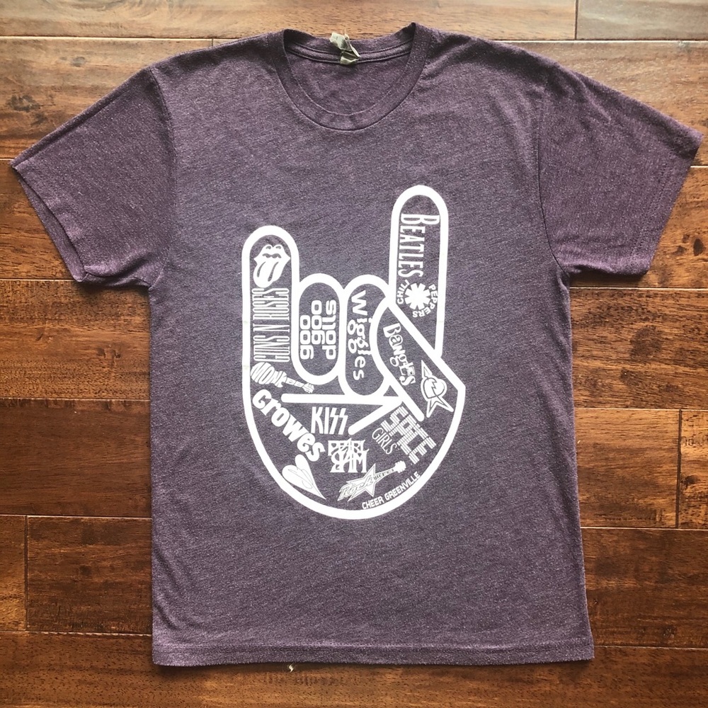 Rockstar Cheer T-Shirt- Purple